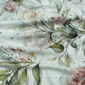 Tissu de mousseline de mousseline en polyester pur imprimé à la fleur imprimée